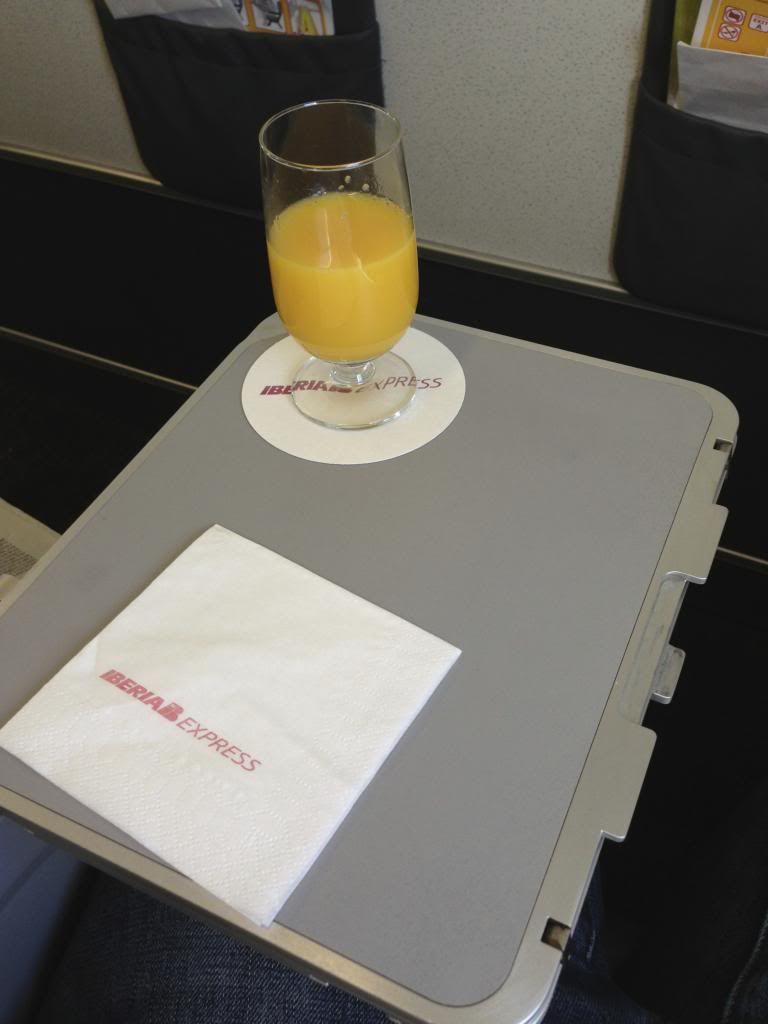 Iberia express business class trip report